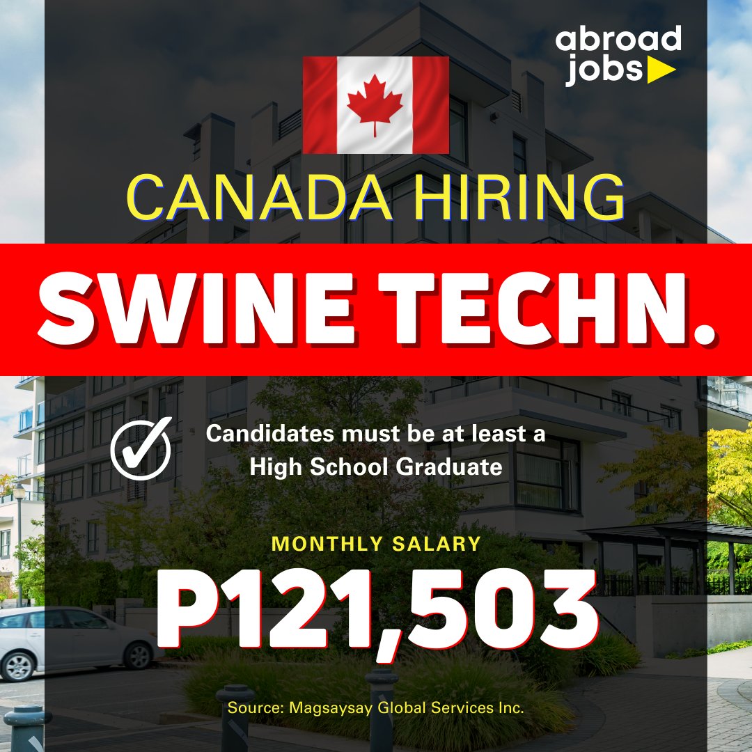 OpportunitiesPH's tweet photo. 𝗠𝗲𝗰𝗵𝗮𝗻𝗶𝗰𝗮𝗹 𝗙𝗶𝘁𝘁𝗲𝗿!
📌 https://t.co/Uzd0fDKjFy

𝗙𝗮𝗰𝘁𝗼𝗿𝘆 𝘄𝗼𝗿𝗸𝗲𝗿!
📌 https://t.co/oSP3o7yuoQ

𝗦𝘄𝗶𝗻𝗲 𝗧𝗲𝗰𝗵𝗻𝗶𝗰𝗶𝗮𝗻!
📌 https://t.co/AwpYgoRL1a

 𝗘𝗻𝗴𝗹𝗶𝘀𝗵 𝗧𝗲𝗮𝗰𝗵𝗲𝗿!
📌 https://t.co/26GPUeMLrI https://t.co/NKCtreMyEY
