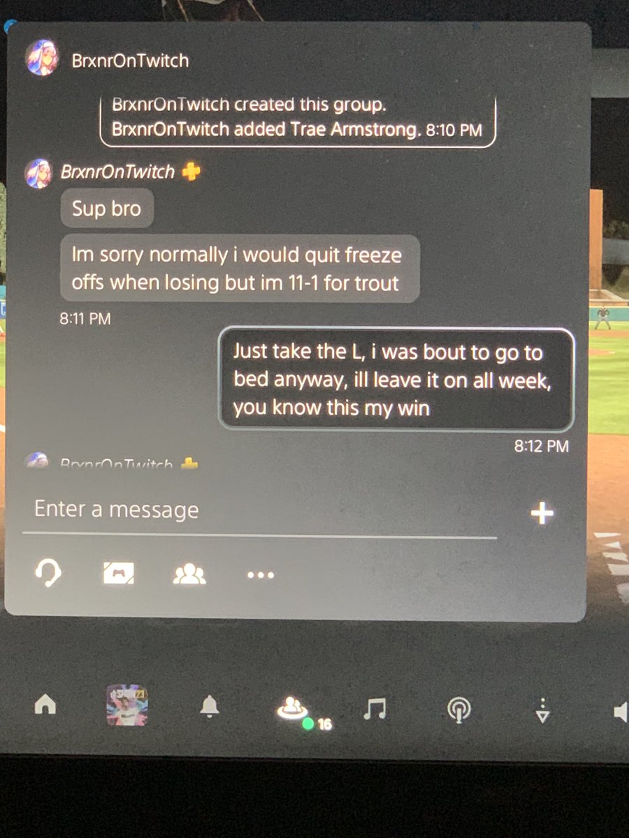 daddy_royale's tweet photo. @xBrxnr bro froze the game right before last out cause he couldn’t hit and didn’t want to lose his trout🤣🤣 
@MLBTheShow can we please do something about this #MLBTheShow23 #battleroyale https://t.co/PXh2PKj4fz