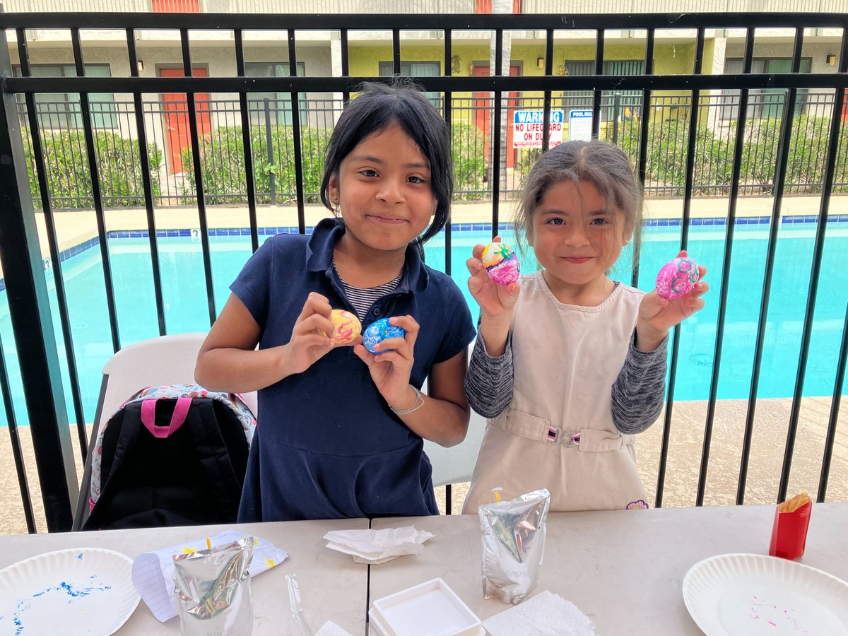 CCArizona's tweet image. Catholic Charities celebrated Easter with festivities planned by our amazing Resident Services team! From a fun-filled egg hunt to egg decorating, they made our holiday memorable for residents across the Valley. #Easter2023 #April2023 #Easter #Arizona