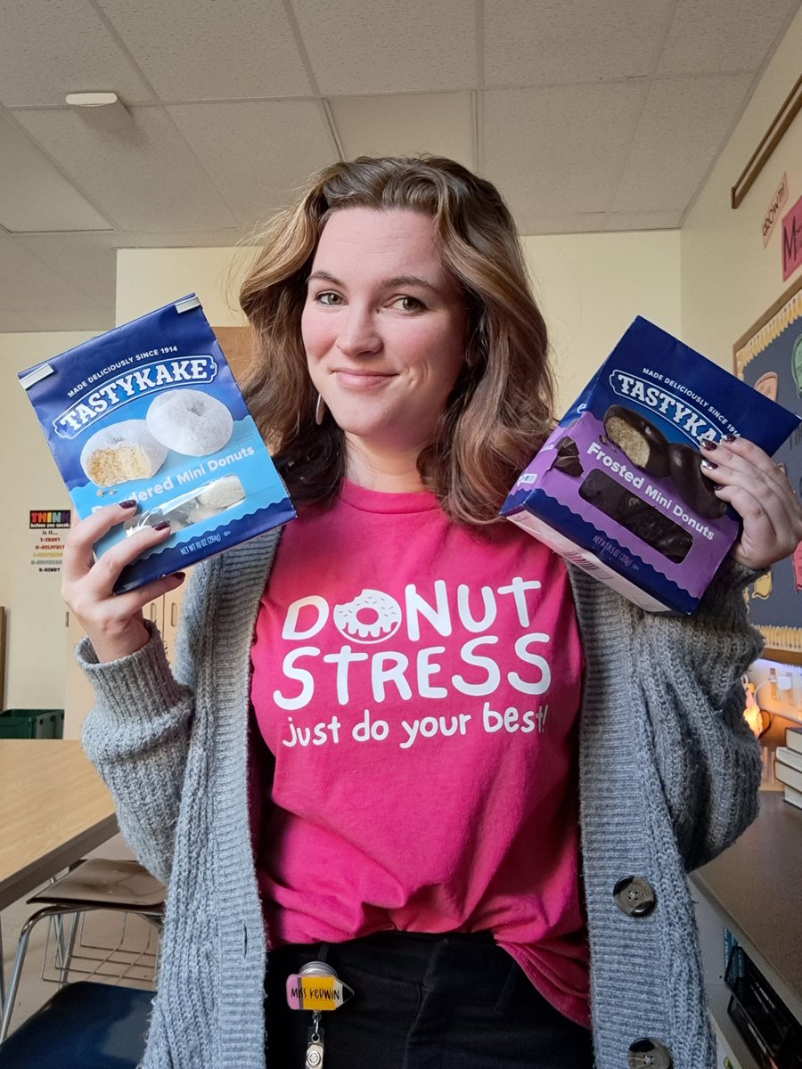 Nothing like a little motivation before the first day of PSSAs 🍩