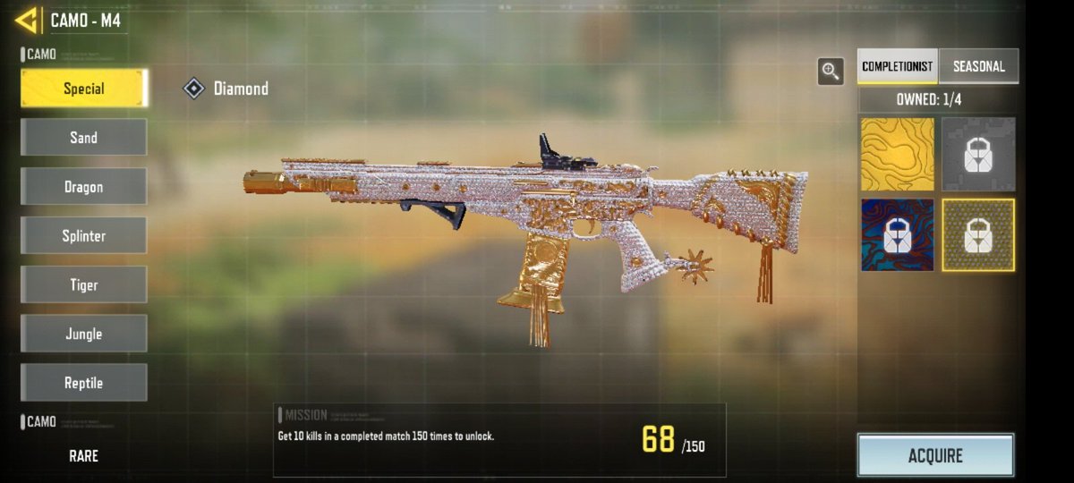 someone_7635's tweet image. M4 diamond 💎 68/150 
#codm
#Callofdutymobile 
#codmoblie 
#Someone父7635