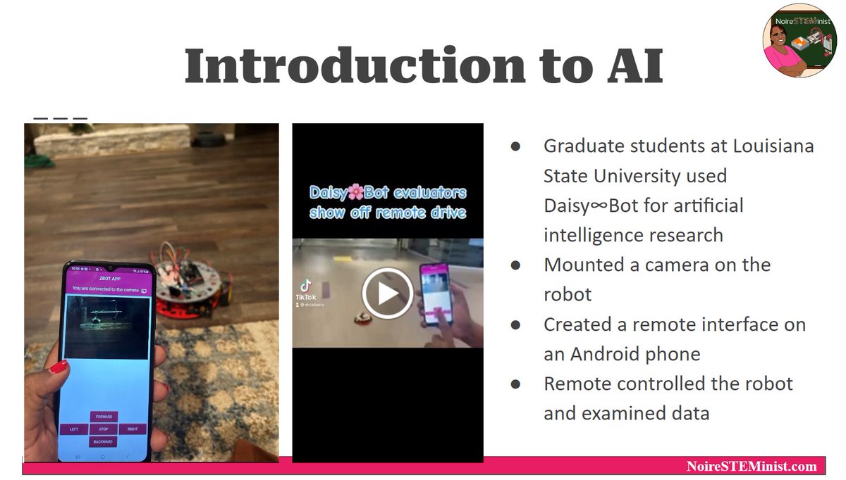NoireSTEMinist's tweet image. You are so welcome! I am glad you enjoyed it. Your group was so helpful!
@BlkInEngineerng @BlackInRobotics #NoireSTEMinist #RoboticsForTheStreets #OHSummit @oshwassociation