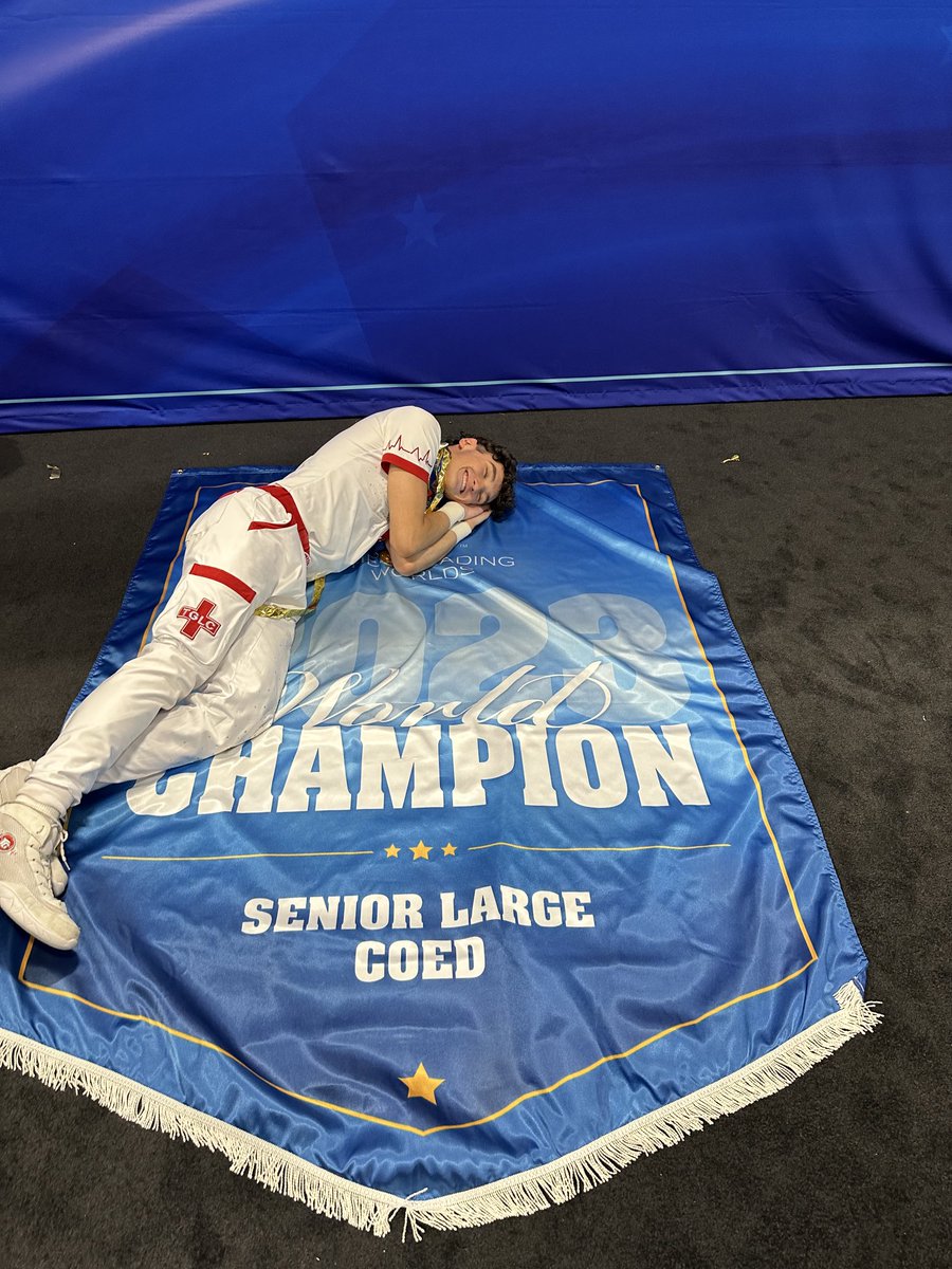 Dr. goodnight has left the building a world champion. dreams have came true ❤️