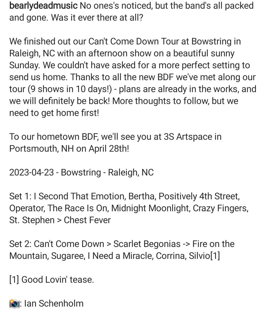 That's a wrap! First east coast tour in the books. Thank you to every single person who makes what we do possible. We are beyond grateful and ready to do it all over again! Where should we go next?