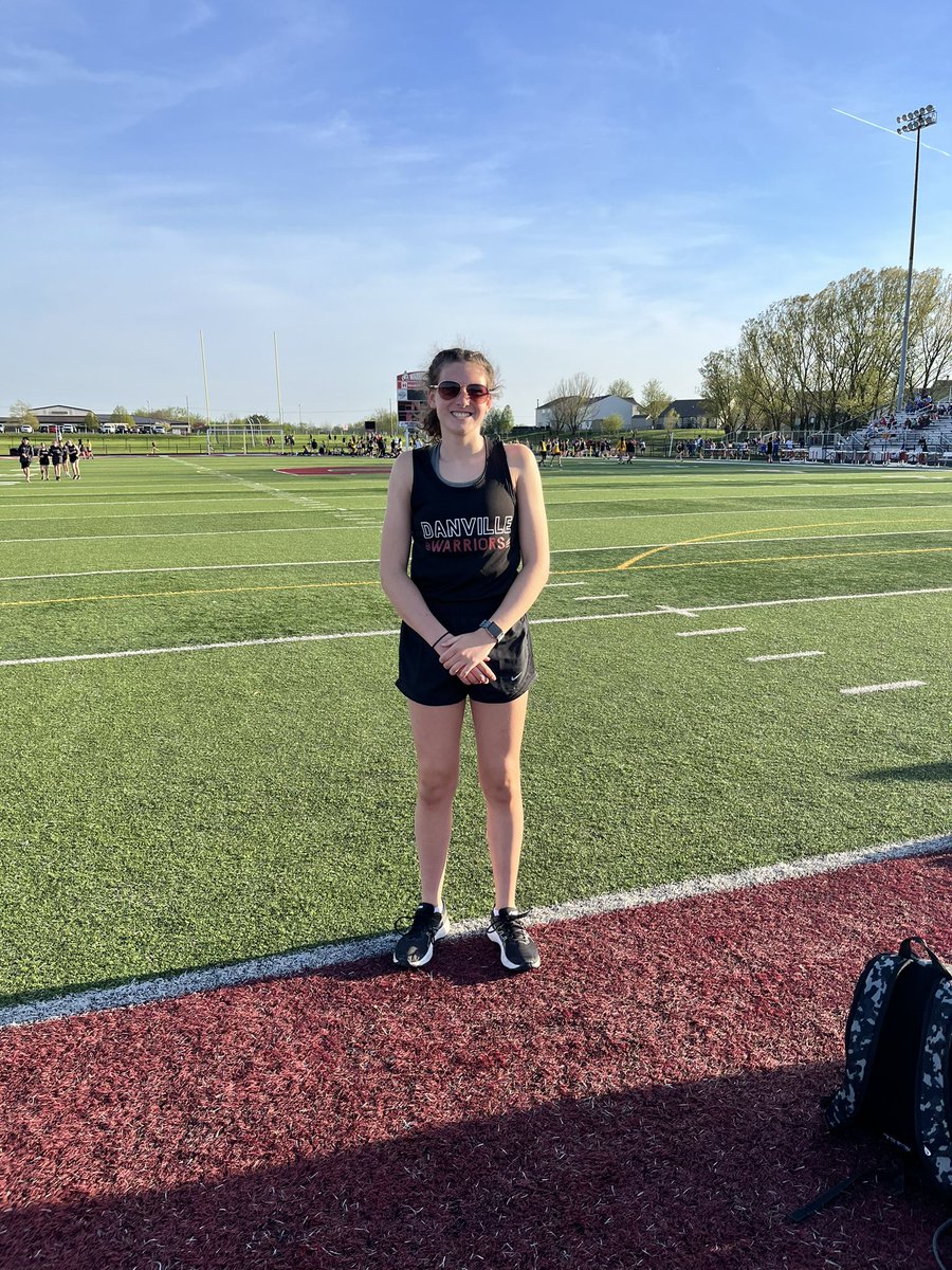 Casey Hummel with another school record tonight! This time in discus. The previous record was held since 2001. Congrats, Casey!