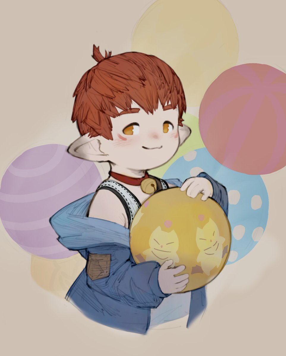 DrittensK's tweet photo. It’s a little late but happy balloon’s day @Hiromin_ff14 >:3 https://t.co/sG5zchH7aq