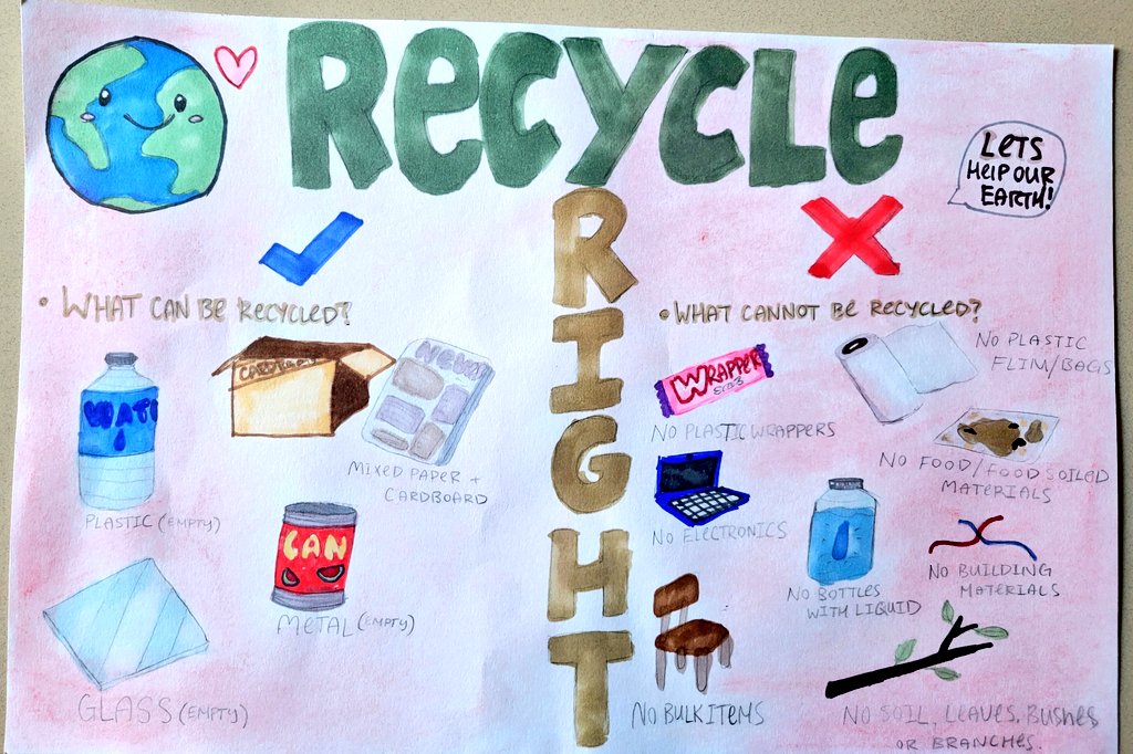 Recycle Poster Ideas For Kids