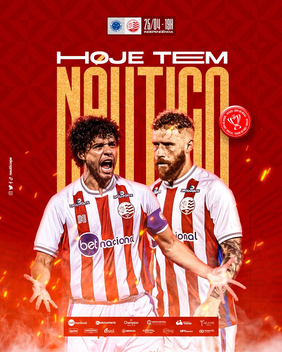 nauticope's tweet photo. HOJE TEM NÁUTICO. HOJE TEM DECISÃO! https://t.co/GRNxr5hQrB