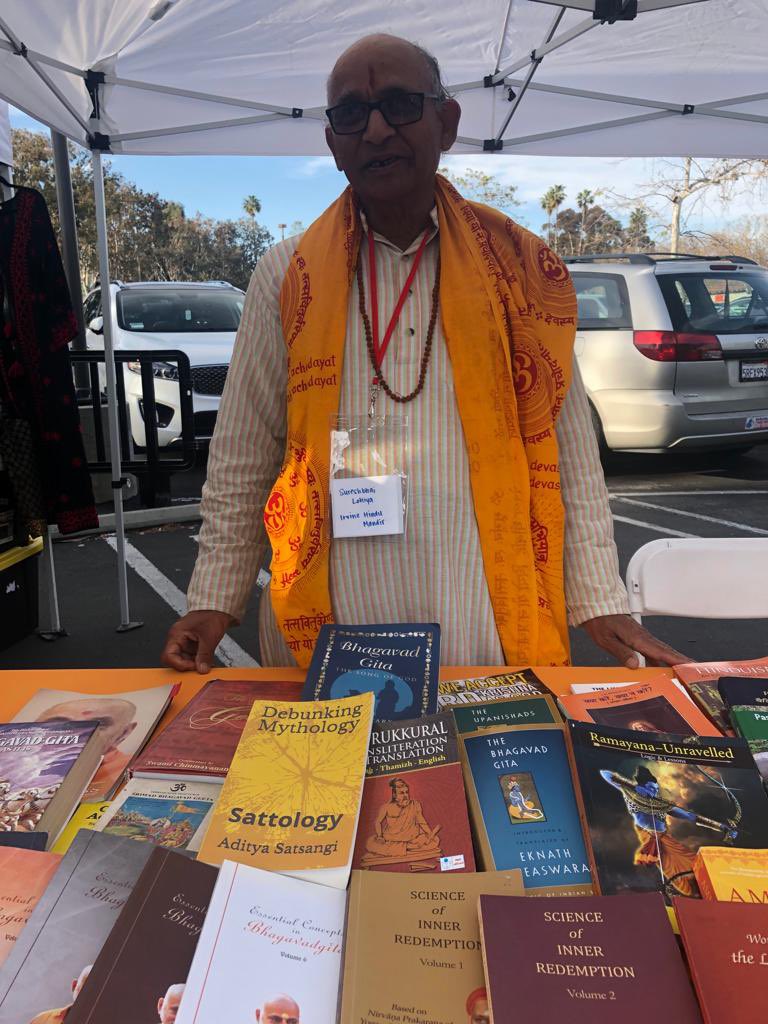 sattology's tweet image. Sattology book on display by Dr Suresh Lohiya in Los Angeles ! #debunking #mythology #hindu #hinduamerican