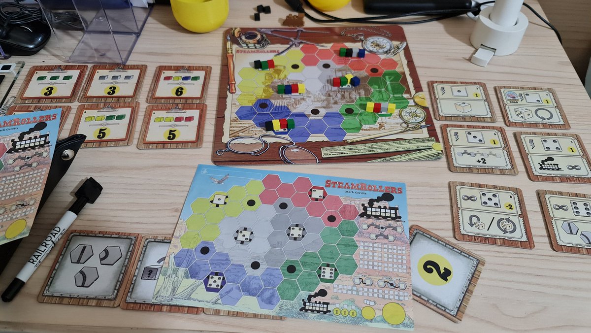 labalduino's tweet image. Venci jogando #SteamRollers em 2023-04-24 com 1 jogador, pontuação ganhadora: 38 #bgstats