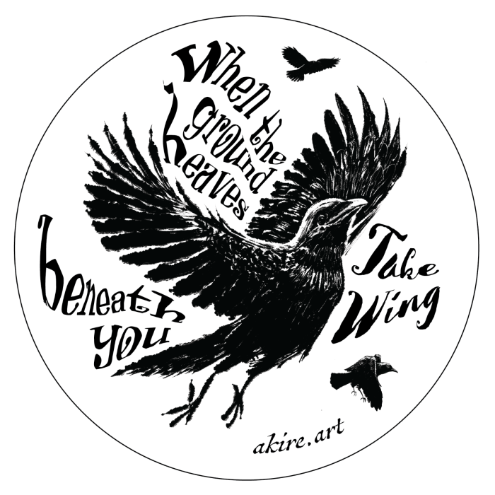 AkireBubar's tweet photo. @DailyCorvids Just finished this sticker design for my forthcoming #poetrycomics #chapbook. https://t.co/WhQpQqGTKR isn't live yet, but interested folks can follow along at https://t.co/XfLElDpQqz. There's lotsa free/public posts there (and lotsa #corvids!), so don't be shy! https://t.co/sg9jJAOp43