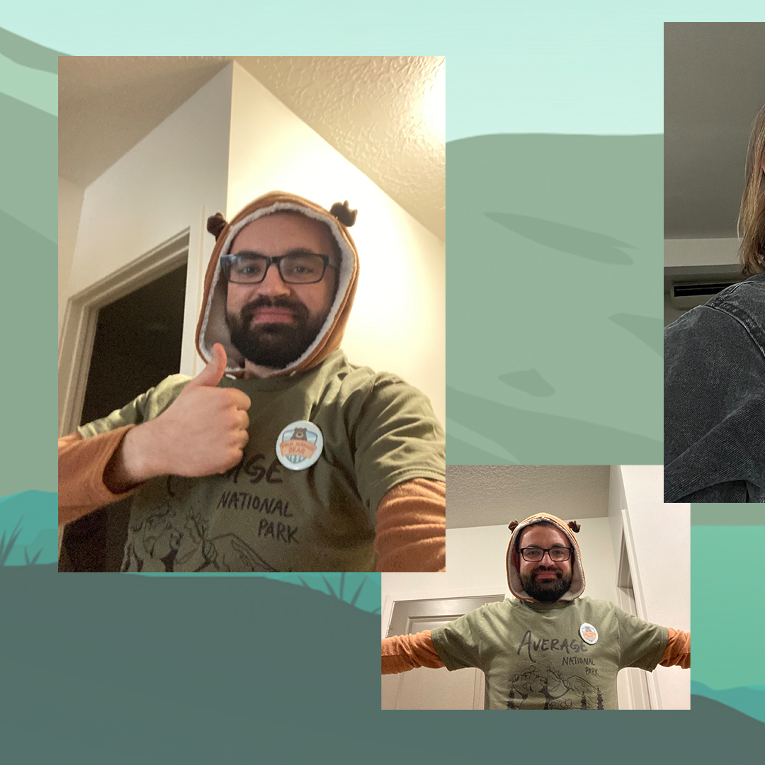 YABgame's tweet photo. Roar!🐻Meet the team and play our game at EAE Launch, happening this Wednesday, April 26th, from 2-7pm in Building 72 at the University of Utah! Come say hi and grab a button while you’re there!   

Your Average Bear releases on Steam Tuesday, April 25th! https://t.co/LaA6TIMvml