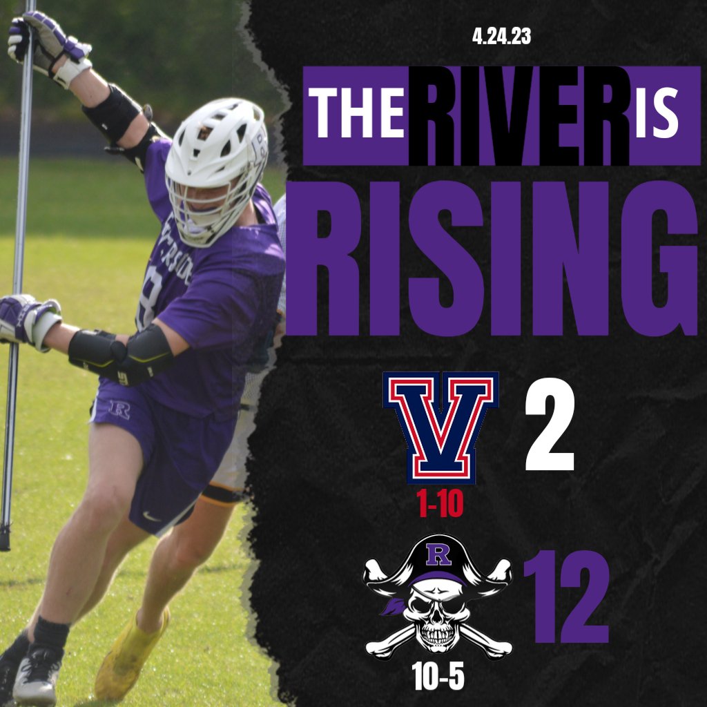 RHS_MLax's tweet photo. The Pirates Roll with an impressive second half to a 12-2 victory over the Vikings. The Pirates are now 10-5 on the season with two games left on the season!
#TheRiverIsRising #TriangleLax #NCLax #DurhamLax #RollPiratesRoll https://t.co/0xwDOTOn7q