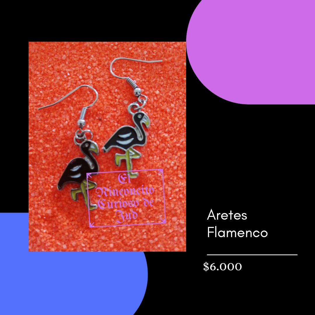 💜Te gusta la elegancia de los flamencos? No te quedes sin los tuyos, ideales para cualquier outfit y en varios colores pregunta por tu favorito.
Valor: $6.000
#AretesFlamencos #Colores #Elegancia #outfit #Bogotá #RegaloIdeal #HechoAMano #EnviosNacionales #Detalle #Samak