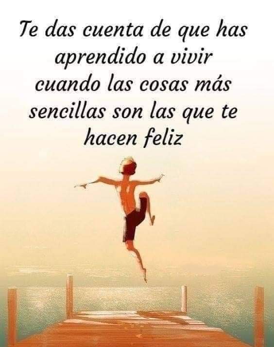 Las cosas sencillas son las que te hacen feliz. ☺️