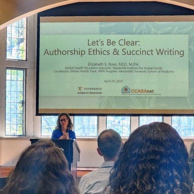 Enjoyed presenting on authorship ethics & scholarly writing at the @CCASAnet Annual Meeting! Great questions from incredible researchers in #LatinAmerica & the #Caribbean . Thanks for the invitation! @vuglobalhealth