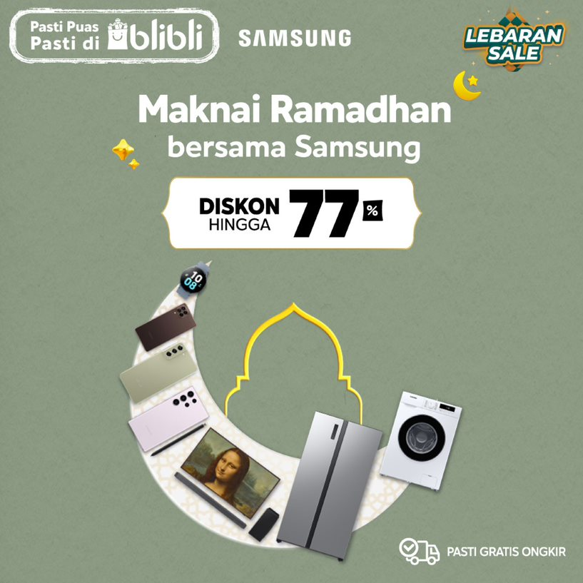 Ada yang mau 100 ribu?! 𝑵𝑲𝑲𝑪𝑯𝑰 yuk, Nanti Kita Kasih Cepek Hari Ini!

- REPLY dgn sebut 1 merk GADGET!
- FOLLOW aku + RT LIKE tweet ini
- Pemenang acak

Ramadhan udah lewat, tapi promonya masih mantap! Klik blibli.app.link/rmd-s! 

#BlibliLebaran
