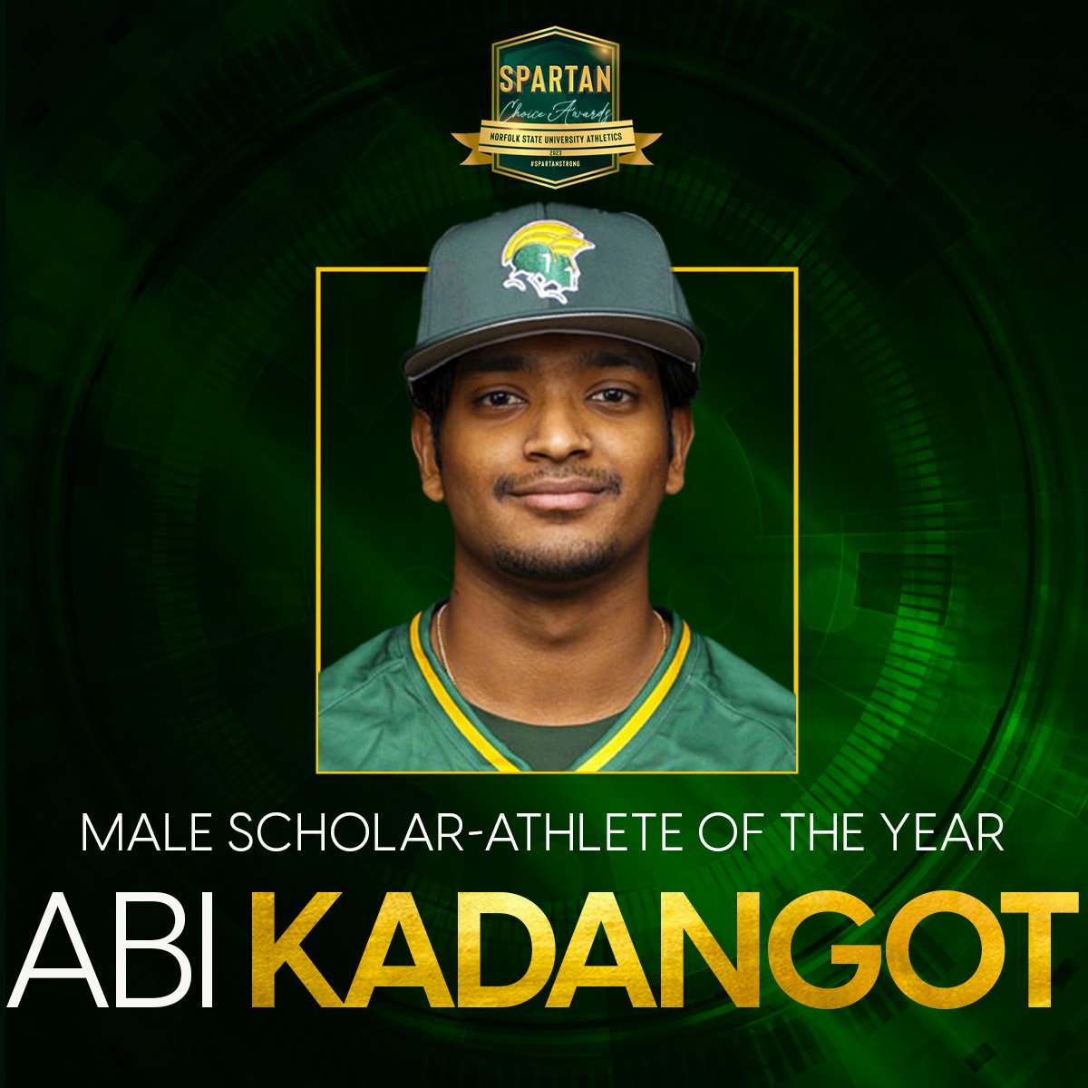 Abi Kadangot is your Male Scholar Athlete of the Year!

#SpartanStrong💪
