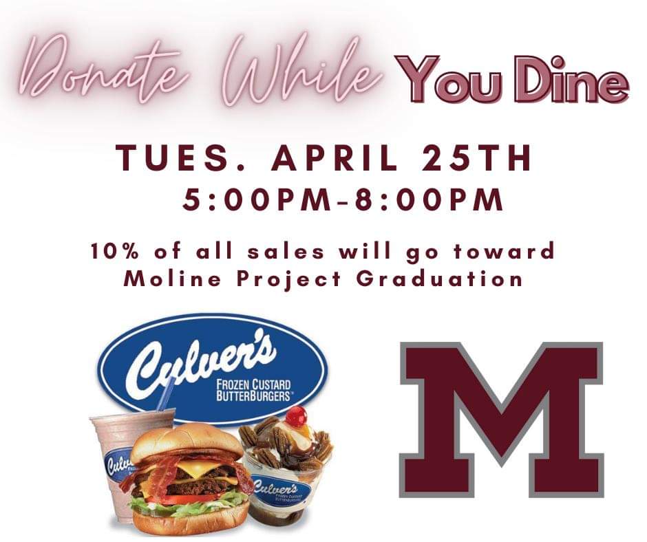 Aaa1Beck's tweet photo. Join us for dinner tomorrow night and help support an MHS tradition!! #WeareMoline https://t.co/BEYlzbfuxA