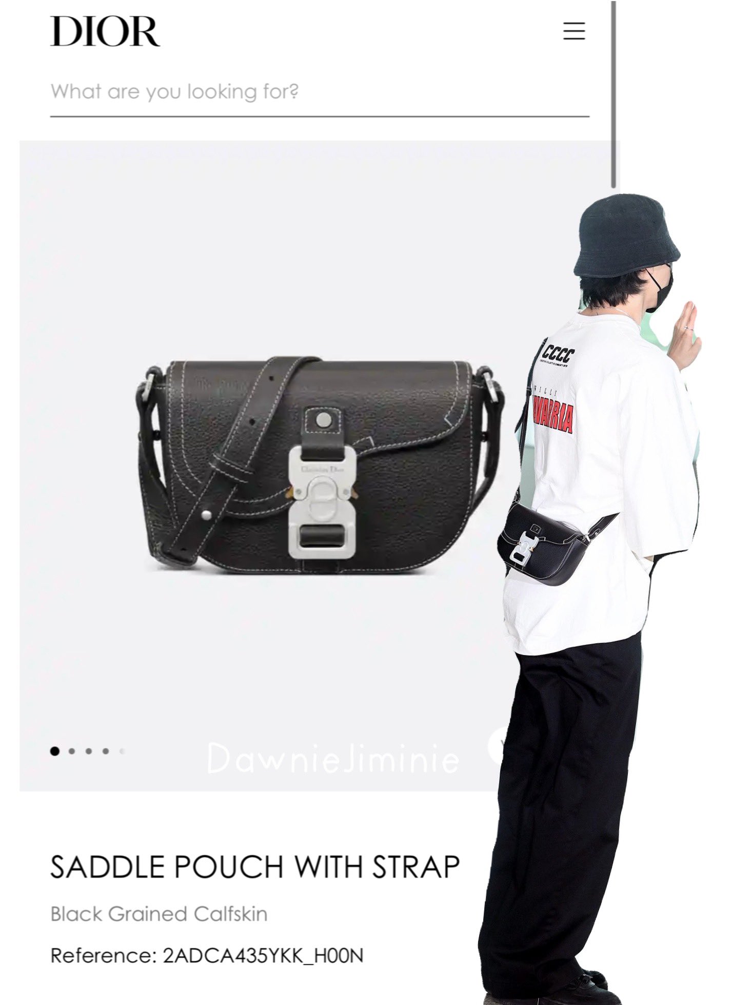 ✮DawnieJiminie✮ on X: Jimin's carrying a new DIOR bag - SADDLE POUCH WITH  STRAP ! It's the Spring 2023 collection. HAVE A SAFE FLIGHT JIMIN DIOR  GLOBAL AMBASSADOR JIMIN TIFFANY GLOBAL AMBASSADOR