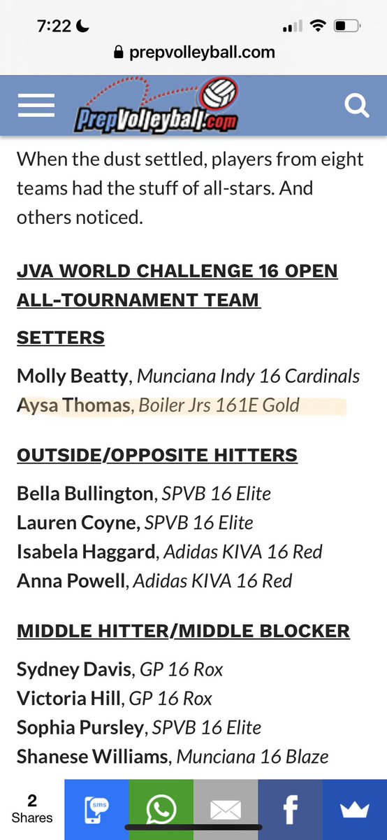 Let's Gooooo! <a href="/ThomasAysa/">Aysa Thomas</a> Boiler Juniors 16 Gold!