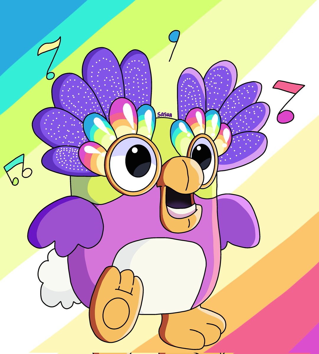 SashaTheBlueOwl's tweet photo. Chattermax 🦉🎶🎵

#bluey #blueyart #blueyfanart #chattermax #disneyjunior #preschoolshow #digitalart #fanart https://t.co/acxSoUF33x