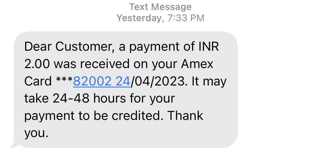 Gopi_2710's tweet photo. Yesterday I made 2000 rs payment to American Express credit card using ICICI phone banking App, deducted amount is 2000 Rs from my bank account, but credited to American Express is Only 2 Rs. @AmericanExpress @ICICIBank please confirm what’s wrong? https://t.co/vMhvCH5AZf