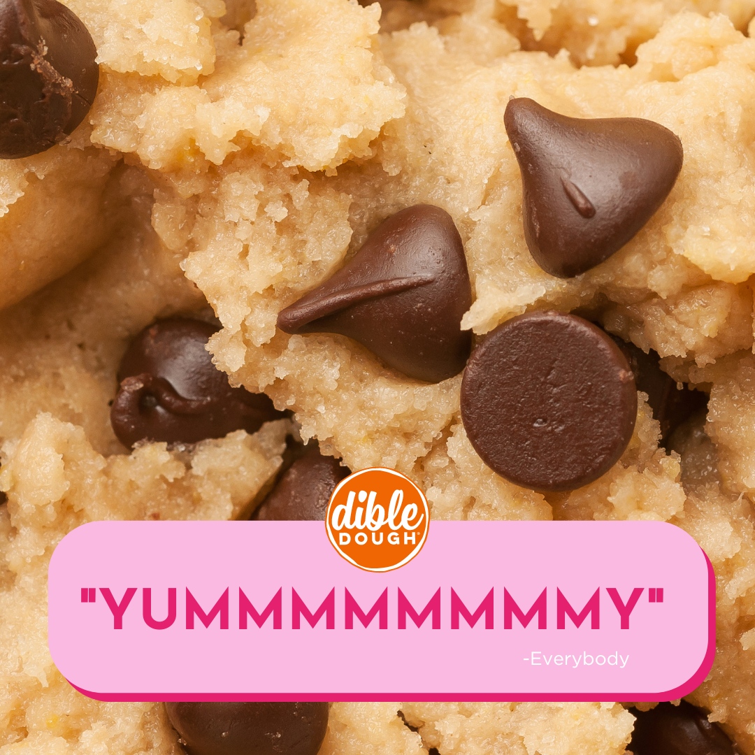 DibleDough's tweet photo. No raw eggs here! (And no hand slaps from mom). We ensure our cookie dough bars are safe and delicious for everyone to enjoy. Snack with confidence.
_
#DibleDough #NoRawEggs #SafeSnacking #EdibleCookieDough #EdibleCookieDough #CookieDough #SweetTooth #ChocolateChipCookieDough... https://t.co/KIRwkhdanw
