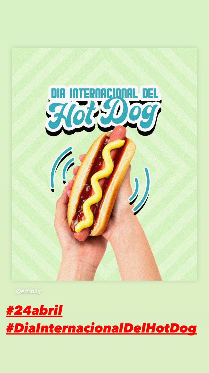 #24Abril #DiaInternacionalDelHotDog 
Lastima que no estoy en #CdObregón 😞