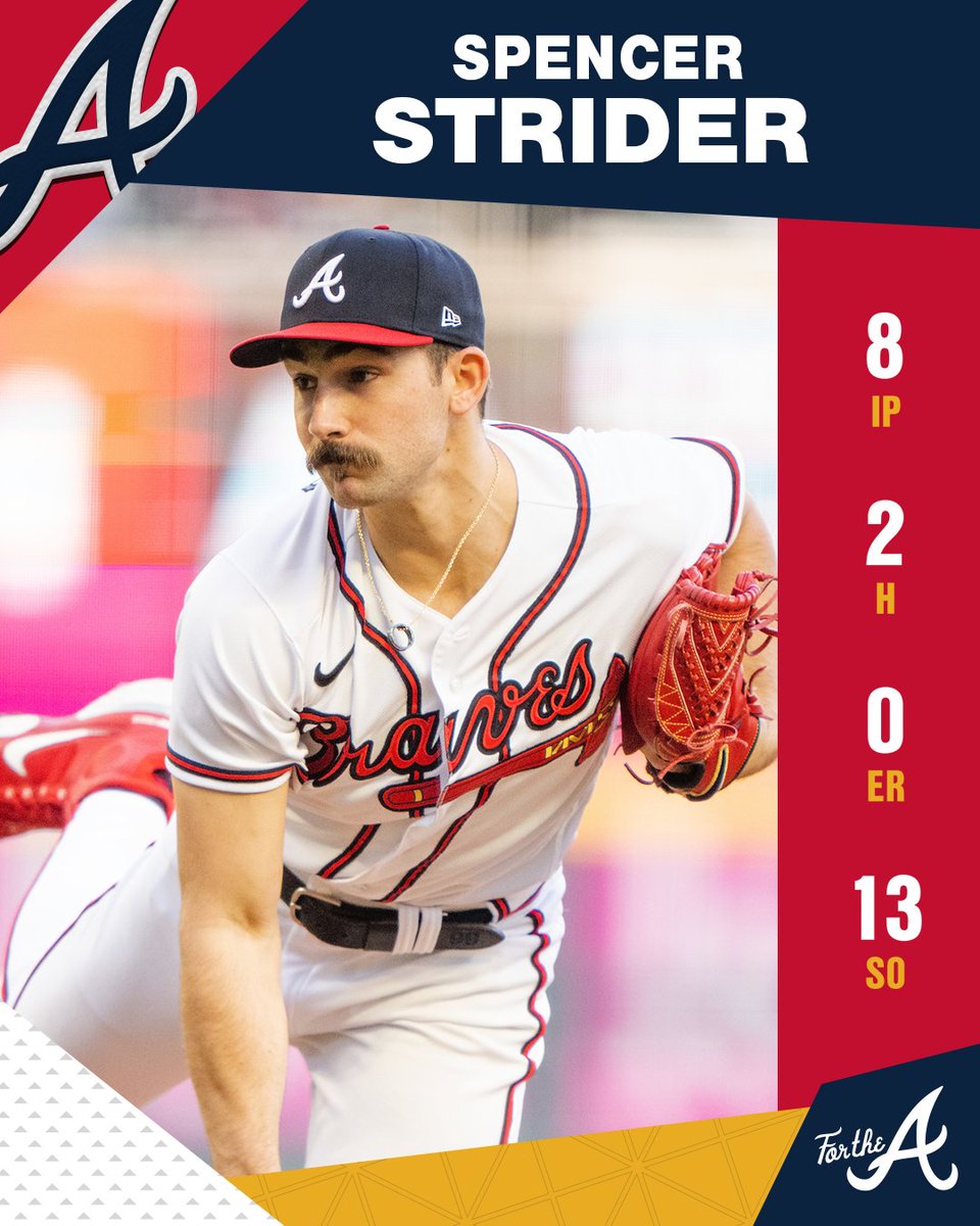 Braves's tweet photo. What an absolute masterpiece from @SpencerSTRIDer.

#ForTheA https://t.co/5g3kcLuL6G