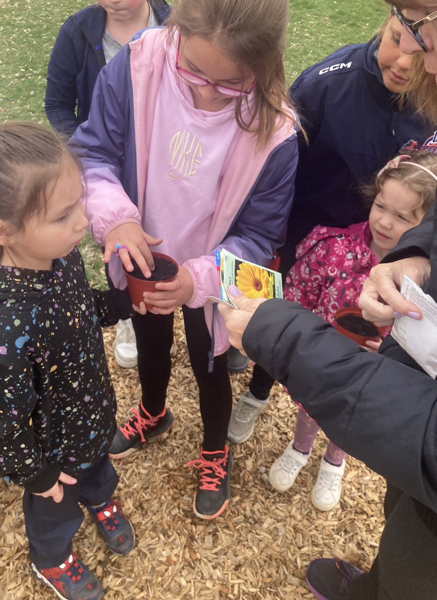 More planting photos. The students are excited about our first gardening experience. <a href="/SEWchargers/">SEWchargers</a> <a href="/MrsLalondeSTE/">Renee Lalonde</a> <a href="/SCCDSB/">St. Clair Catholic District School Board</a>