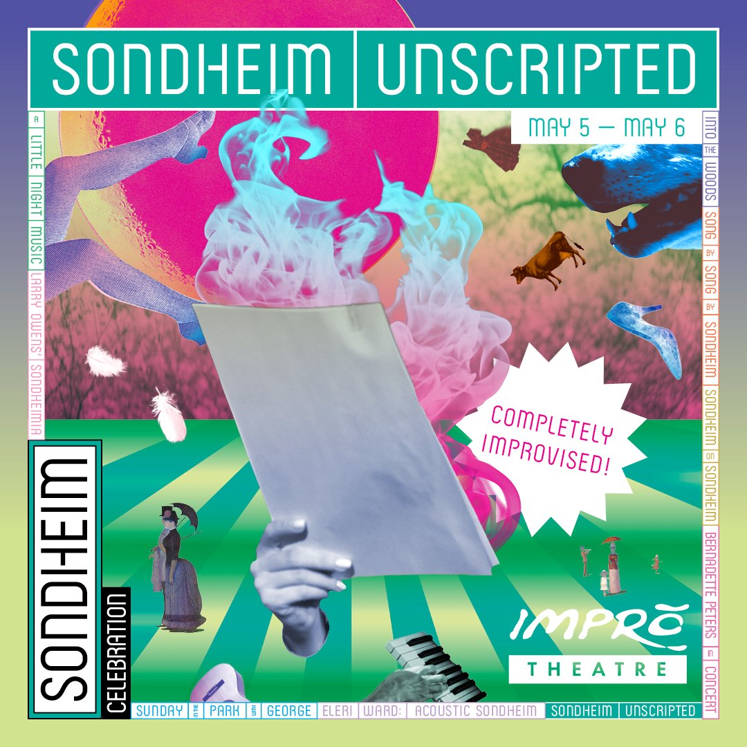PasPlayhouse's tweet photo. We can't believe next Friday is the first performance of @improtheatre's #SondheimUnScripted at the Playhouse's Carrie Hamilton Theatre! See this completely improvised production in the spirit of #StephenSondheim!
https://t.co/N8MTW3QKlR to get your tickets TODAY! https://t.co/dNib2QM5BM