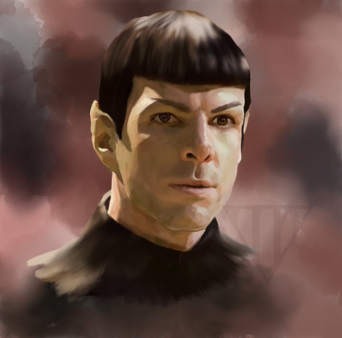 Face study cause I love him 
#spock #aos #aosstartrek #aosspock #startrek #digitalart