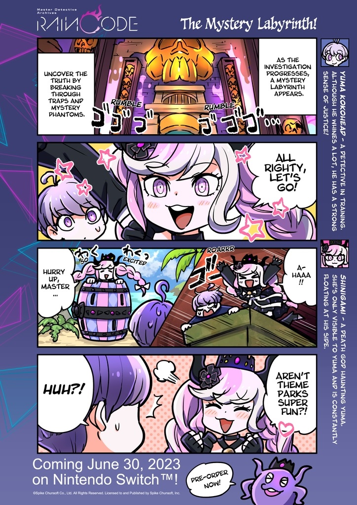 Master Detective Archives: RAIN CODE 4-panel manga chapter 2 released https://t.co/HB2w0twYcf 