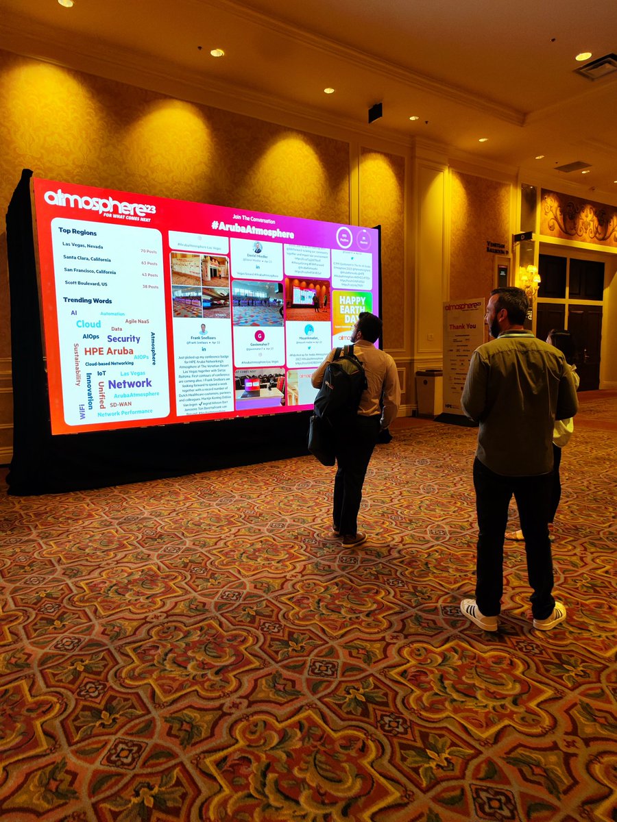 2Plus_Asa's tweet photo. #ArubaAtmosphere
#moments
#ArubaNetworks
#HPEAruba https://t.co/K8vaNpSABH