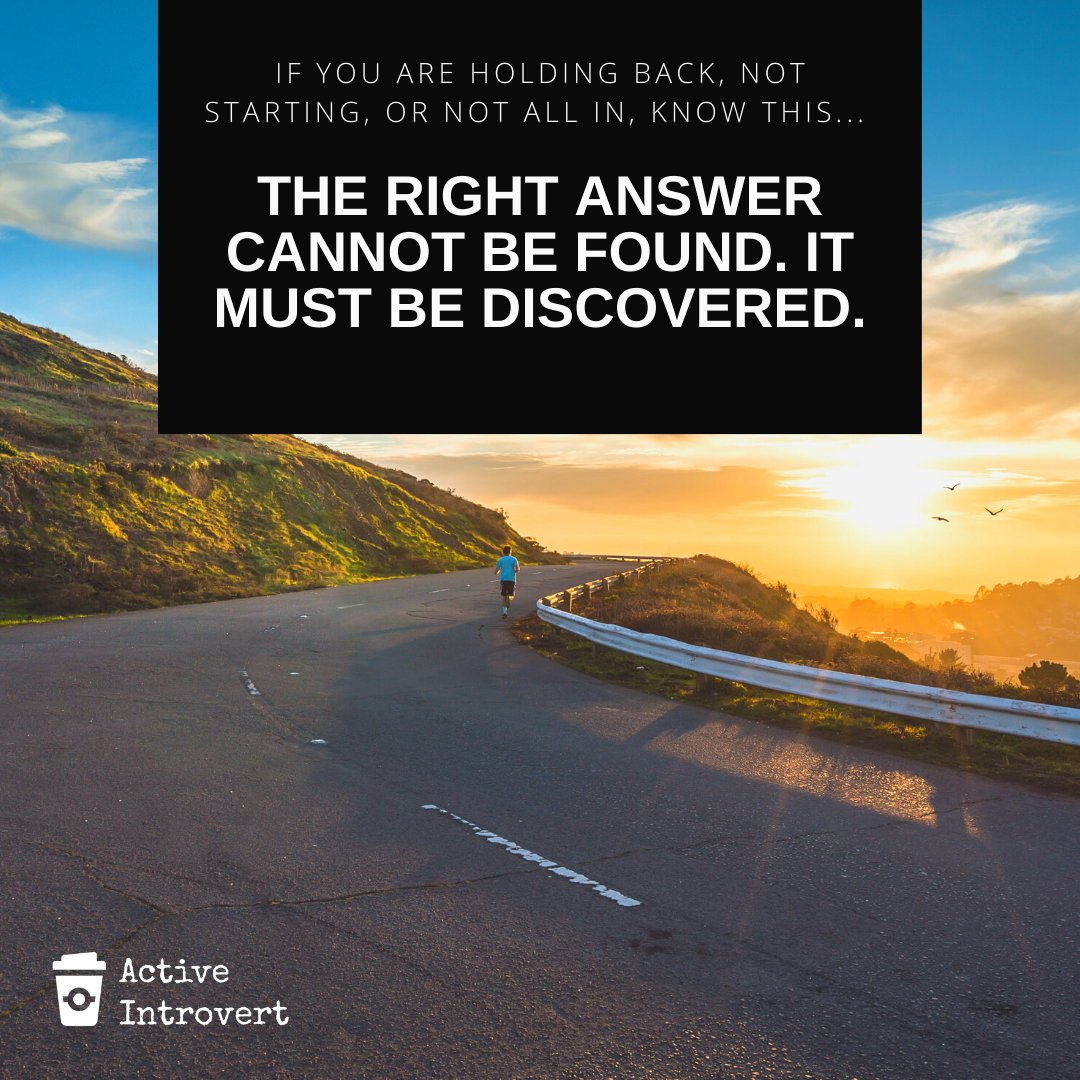 ActiveIntrovrt's tweet image. A nice reminder this time of your day.

#discoveringisdoing #activeintrovert