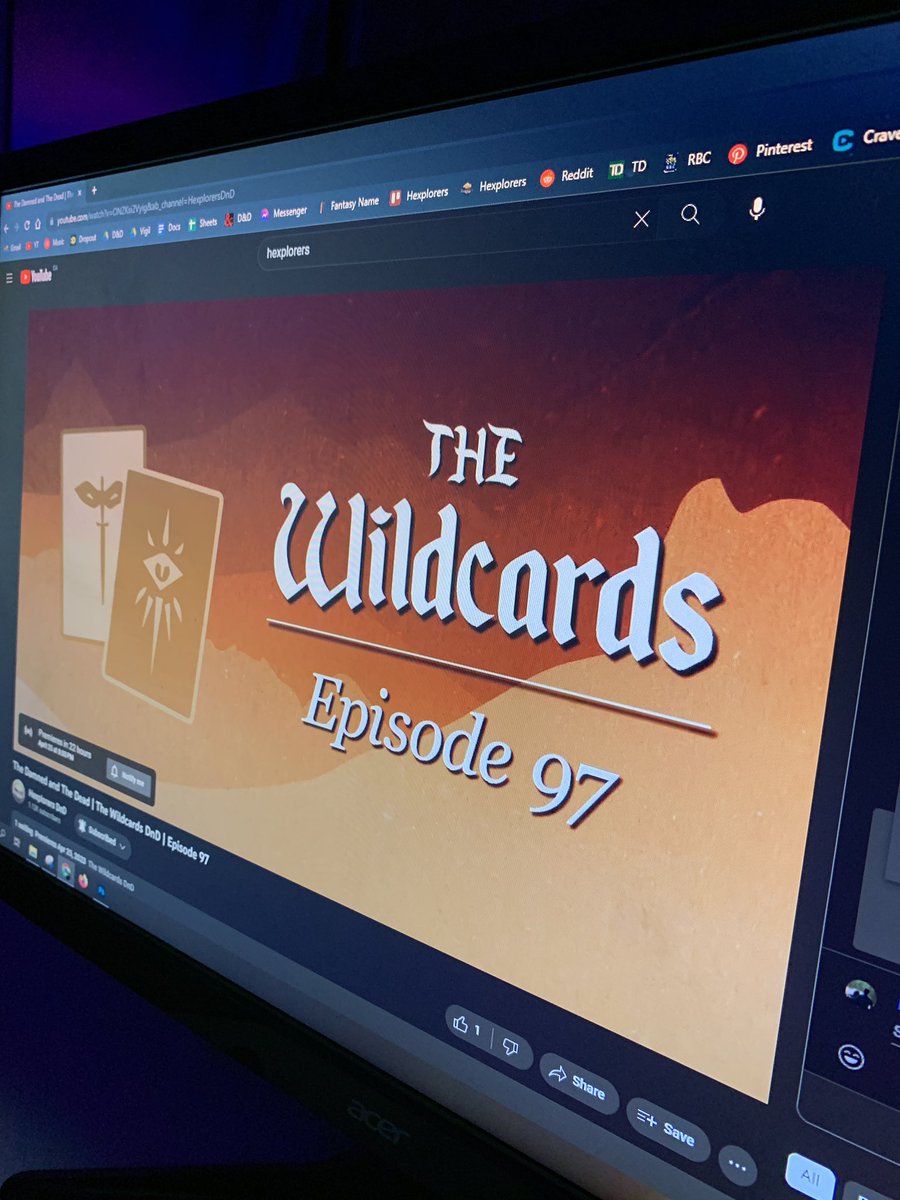 HexplorersDnD's tweet photo. The Wildcards return…

A HUGE thank you to everyone for your patience during our hiatus! Come join us for our final arc as our heroes face off against everything Hell has to throw at them https://t.co/hP6oTmADYa