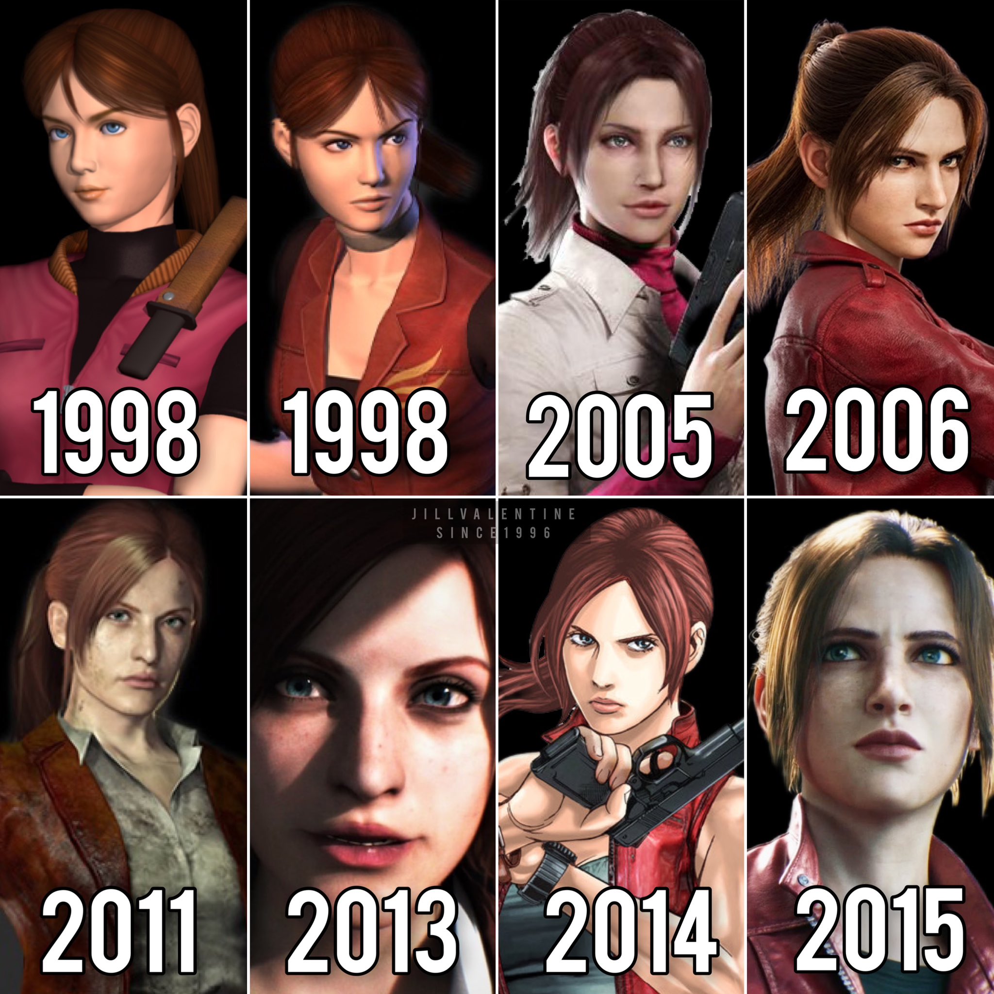 Jill & Claire - Face comparison between current version, PTB and