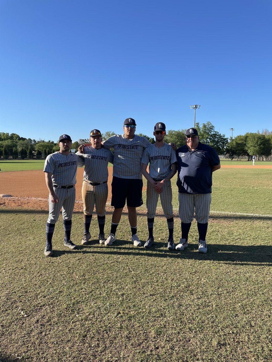 BaseballPsuf's tweet photo. Last Doubleheader at Fayette Field for these 4 seniors.
The  program is better than when they started because of their commitment and dedication to our team. Thank you Cade Warrick, Kyle Ridley, Jorge Palmas, and Dylan Bohna https://t.co/3P4xAg28vQ