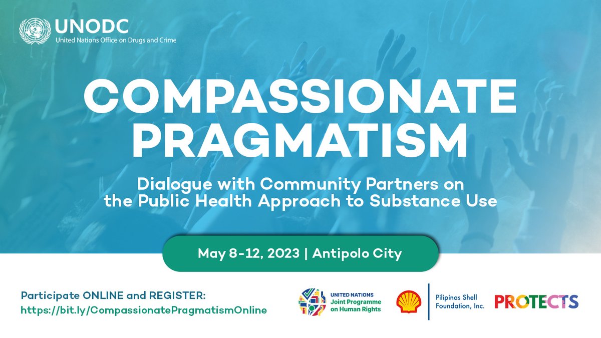 rea_uy's tweet photo. ππ»Join @UNODC PHL #PilipinasShellFoundation #PROTECTS & partners to discuss #community led responses for people whose lives include #drugs & how we can increase #alternative support services, including strategies to reduce drug-related harm
May 8, Online: https://t.co/efDCCWcvT9 https://t.co/CGDfFybzLK