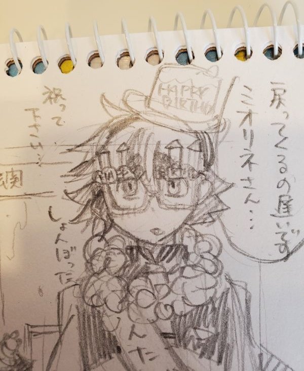 さすがに30分くらいでは1ページマンガは無理だった(^ω^)