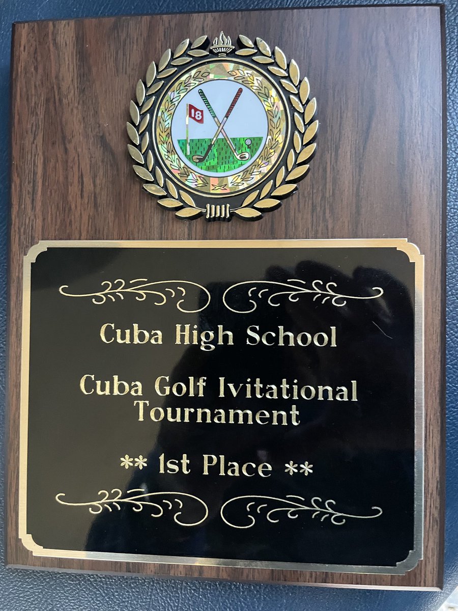 CometChronicle's tweet photo. First place tonight in the Cuba Invitational by our JV golf team.  Way to go boys!! https://t.co/NlWjvXhnfh
