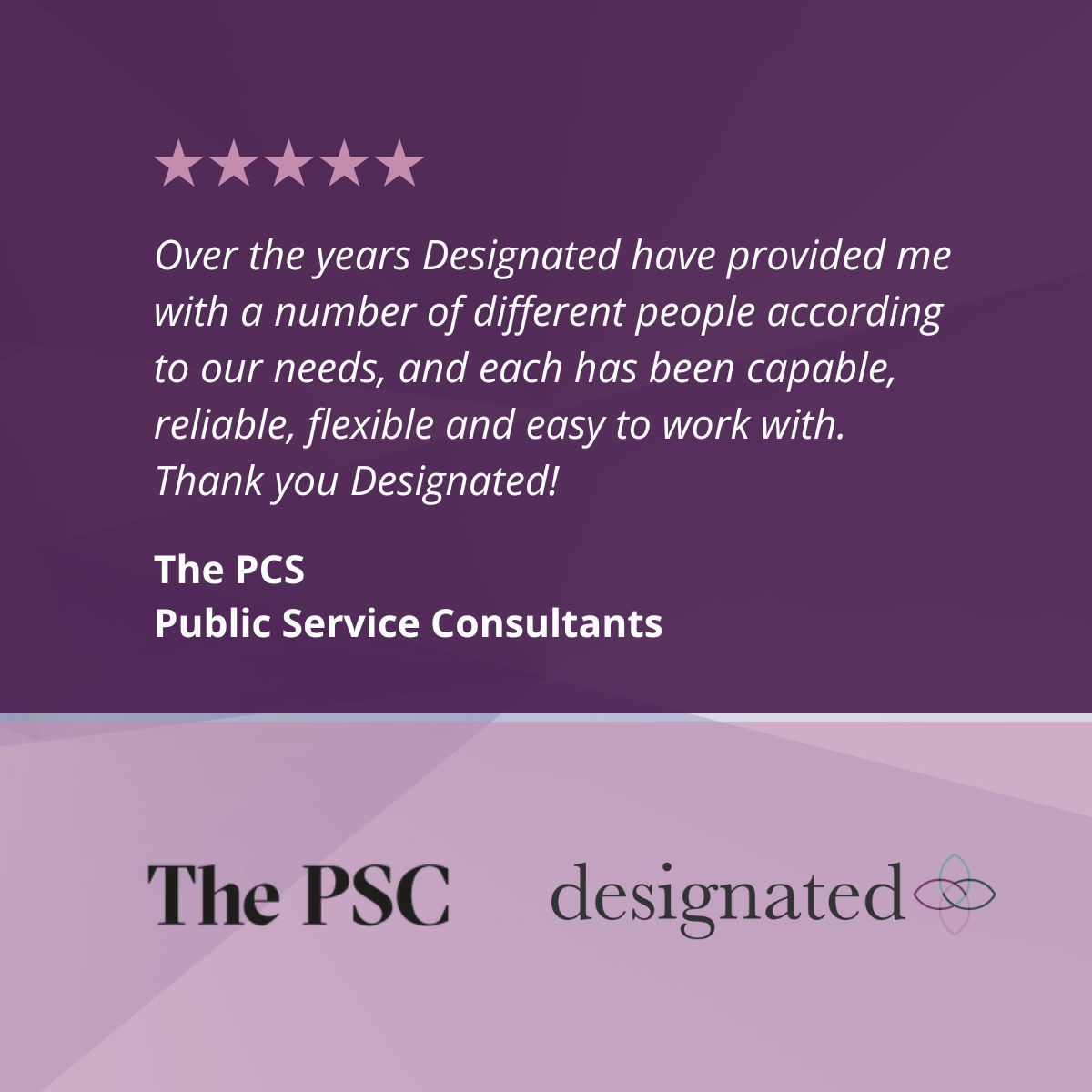 Lovely to hear from one of our customers, proving that our PA's really are the best.

<a href="/WeAreThePSC/">The PSC - The Public Service Consultants</a>