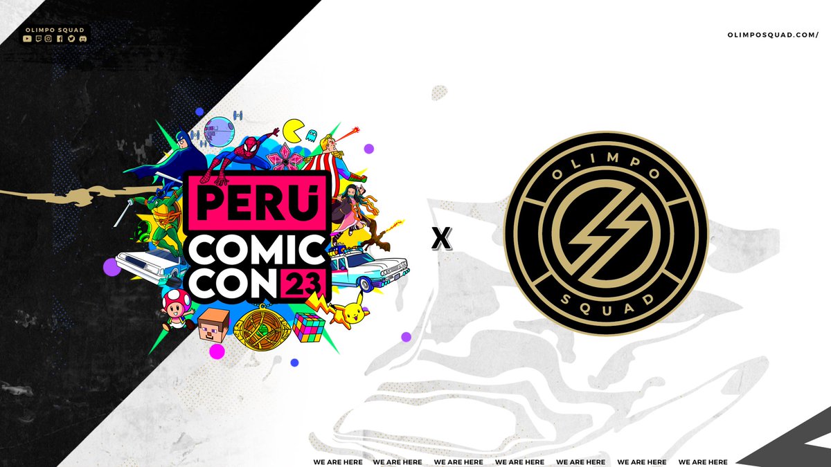 OlimpoSquad's tweet image. ¡SORTEO DE ENTRADAS!

Buenas noches Mortales, les traemos un sorteo de 10 entradas para la @PeruComicCon este jueves 27 de abril.

Requisitos:

- Seguirnos
- Dar FAV ❤️ y RT 🔁
- Etiqueta a tu compa gamer/geek en los comentarios

*El ganador se anuncia el 26/04*