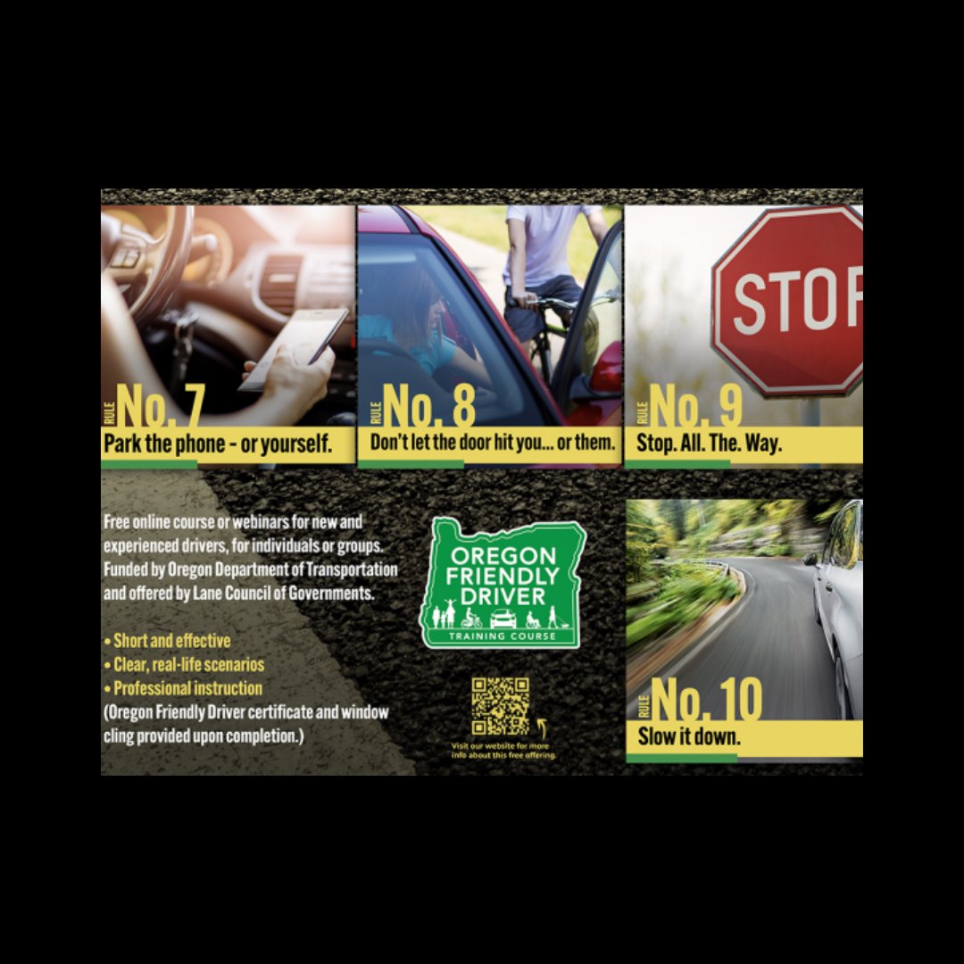 Lithia Toyota of Springfield is pleased to support Oregon Friendly Driving courses and they are here with some friendly reminders for safe driving! 

#safedriving #eyesontheroad #highwaysafety #drivealive