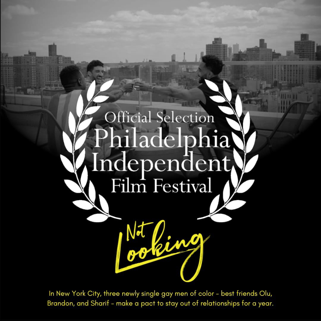 notlooking_ts's tweet photo. First Official Festival Selection! 
Thank you, @PhilaIndie !

#NotLooking #piff #pifffilms #filmmakers #philadelphia #independent #film #festival #philly #indie #filmfestival #officialselection #tvseries #newseries #tvshow #gayseries #lgbtqia #tv https://t.co/Bmo1Or3ssw
