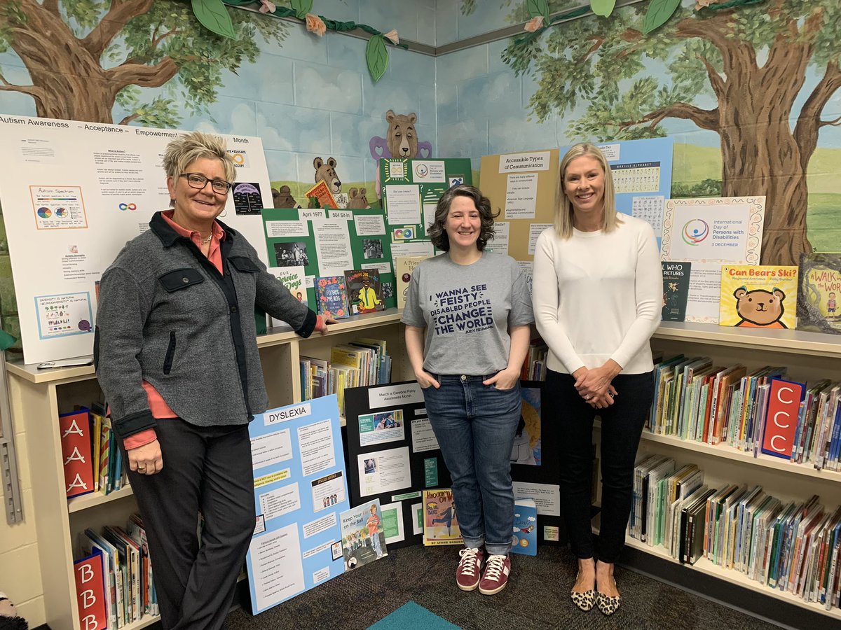 Kicking off Disability Book Awareness Week! So much to learn @Bviewlibrary #disabilitybookweek #inclusion #itsworthit @aadrean