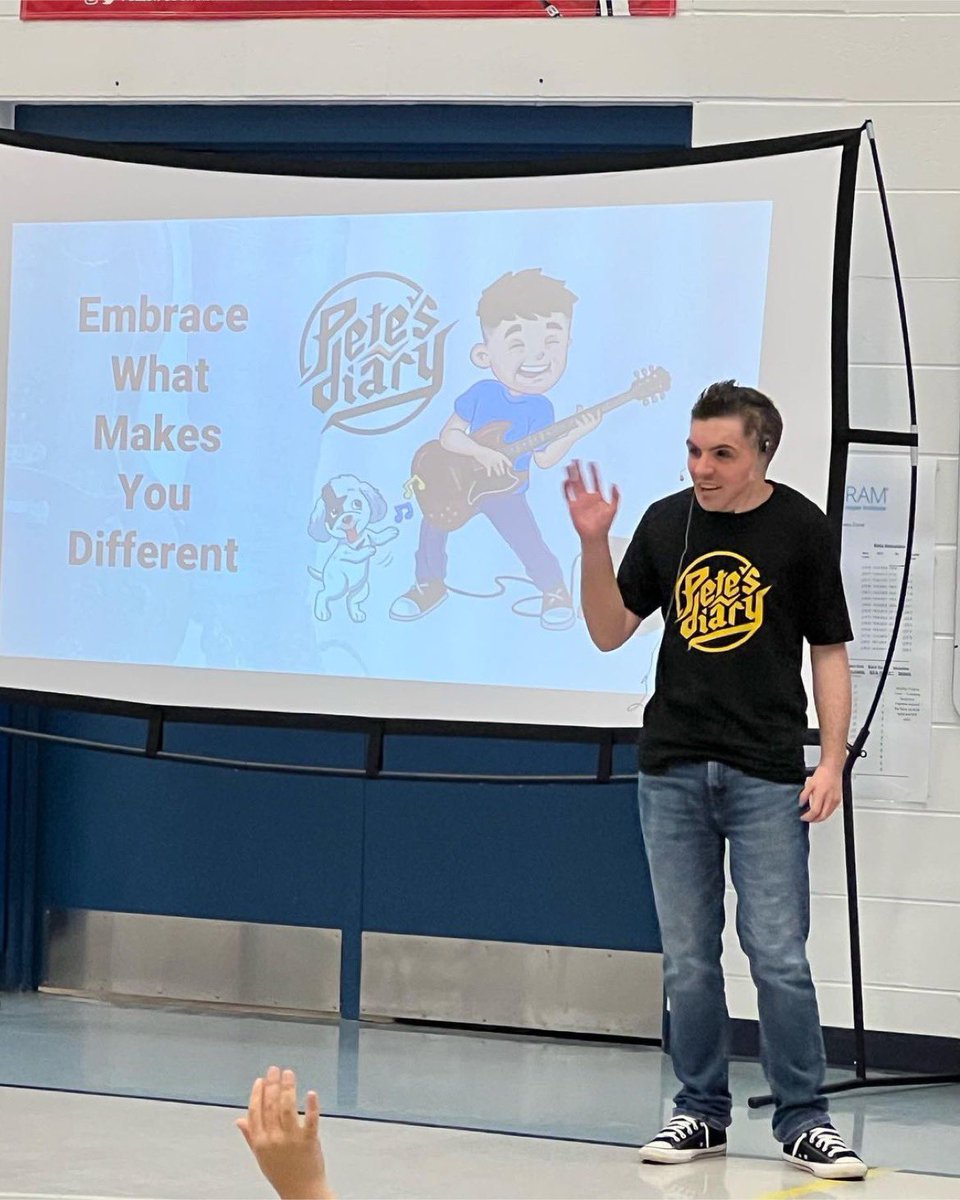ddankelson's tweet image. There’s still time to book a year-end #schoolassembly or start planning now for Fall 2023. 🚌

Click here for @Petes_Diary #schoolprograms 👇🏻

petesdiary.com/assemblies

#authorvisit #selfacceptance #positivemindset #musician