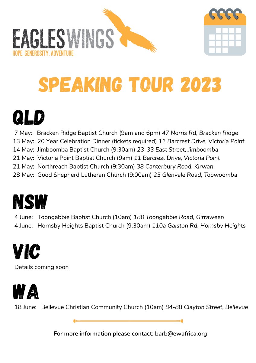 EWAustralia's tweet photo. Time to get your tickets! - https://t.co/2x9e1kL0yw
And here is the speaking tour dates/locations https://t.co/6MUQ81pWvY
