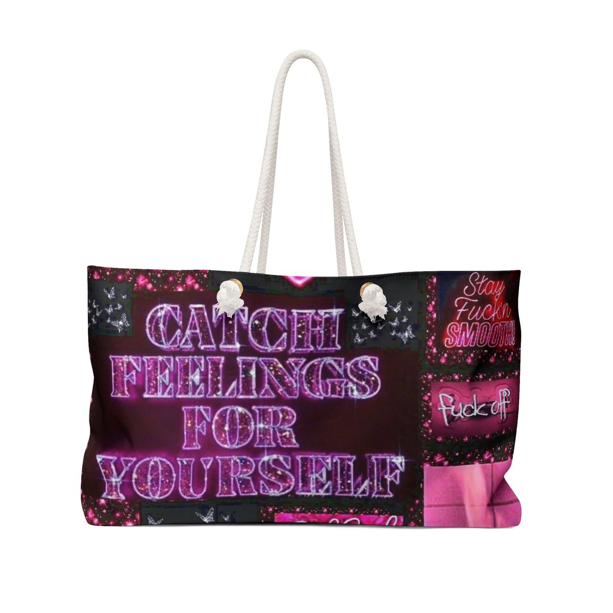 Excited to share the latest addition to my #etsy shop: Pretty Girl Weekender Bag etsy.me/3AopUVV #pink #totebag #girlytotebag #baddiebag #overnightbag #weekendbag #pinkaestheticbag #largeweekendbag #pinktotebag